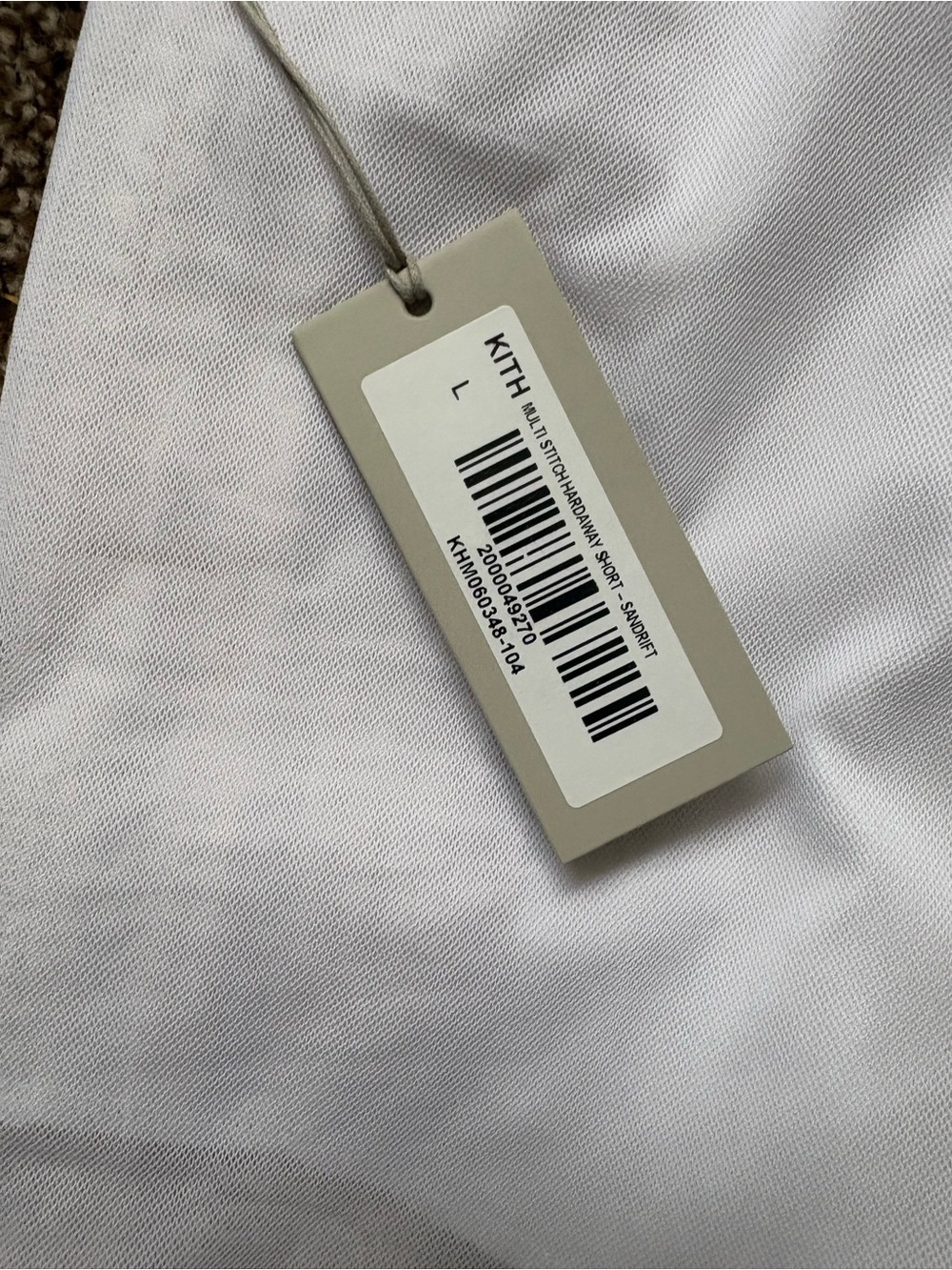 Kith Cream Striped Pull-On Shorts - Picture 7 of 7